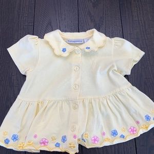 Two piece capri set. Pale Yellow. Gently used.